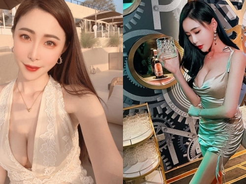 賭場酒吧驚見「爆乳美腿正妹」！貼身洋裝秀「曼妙Ｓ曲線」，讓人想一擲千金！