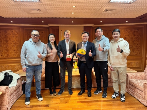 SBL》FIBA 3X3董事總經理拜會籃協 盼台灣三對三籃球朝奧運邁進
