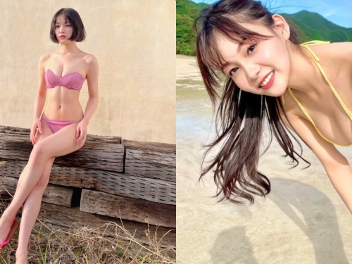 發育超好的「G奶高長身正妹」，20歲胴體「比例超優」！