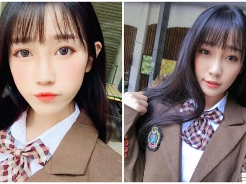 初戀系制服正妹！天使臉孔超療癒，看了超有戀愛感啊！