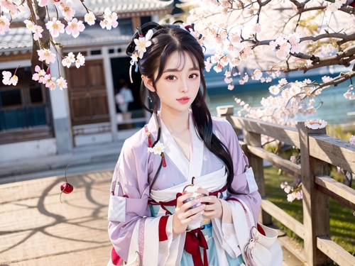 AI生成美女~Chinese Hanfu