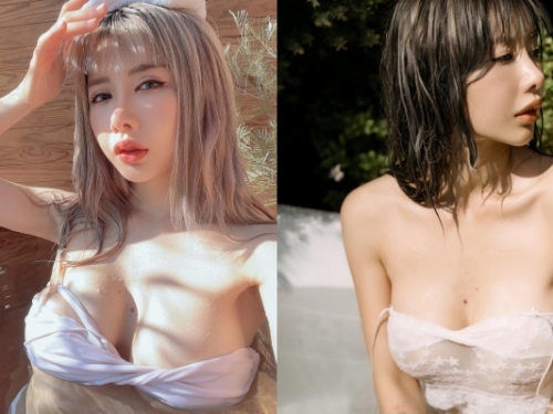 正妹模特「陳美賢」當媽後尺度不減！猛曬「濕身照」讓人好害羞
