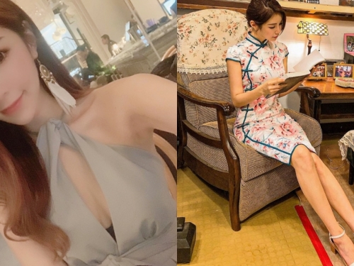長腿睡美人「蔡雨雨」衣服設計小心機～中路開開秀出渾圓陰影，好想報名當王子吻醒她！