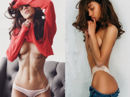 掀給你看！性感奶妹「主動撩衣」秀渾圓南半球　大片緊實肌手感一級棒