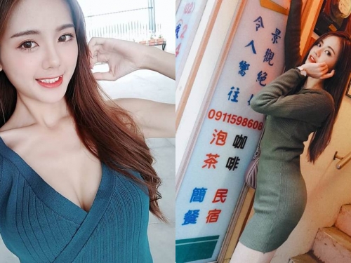 愛來台灣旅遊的甜美正妹，「火辣S曲線」讓路人都淪陷！