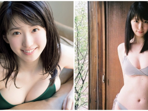 19歲樂團歌手進軍寫真界！清新白皙「爆乳偶像」日比美思又甜又辣的絕美畫面！