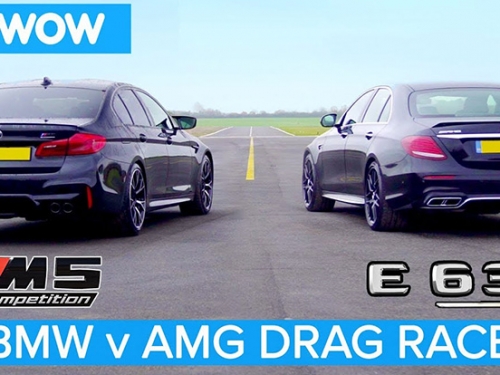 [影] 最速德製四門房車決定戰！M-Benz AMG E63 S vs. BMW M5 Competition 你挺誰？