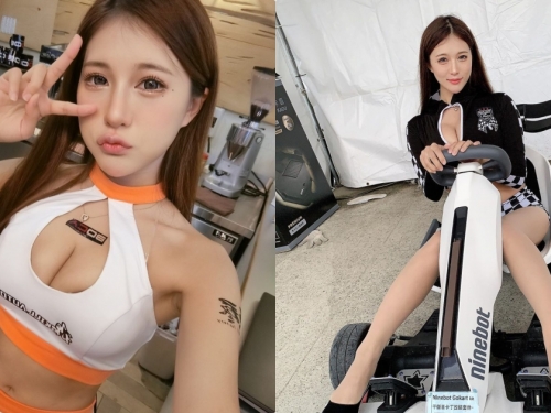 兇狠小春麗！長腿正妹「鈞君」爆乳造型好兇，還有火辣極品美腿！