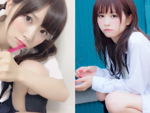 甜美高校妹子水手服與百褶裙的「終極制服誘惑」！不露奶也讓人覺得性感...