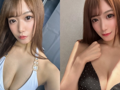被性愛狂社長逼穿超下流泳裝，在辦公室露出誘惑G奶的「美女OL」!