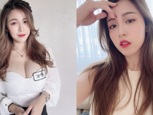正妹「婠妍」渾圓美乳超飽滿，自拍時的「嫵媚神情」好勾人！