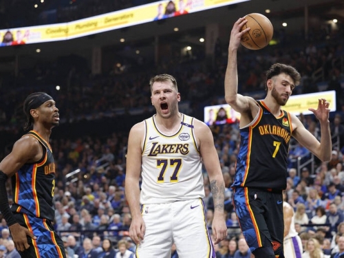 NBA》東契奇砍30分率湖人打爆雷霆 「SGA」罕見近4年首次0罰