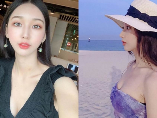 側面的盛世美顏！正妹平口裝超誘人，完美弧度兇暴了！