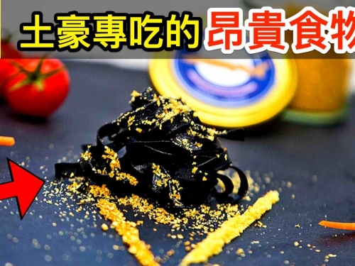 只有土豪才吃得起的昂貴食物！