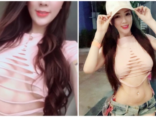 衣服這麼破真的可以嗎？長腿「爆乳正妹」新衣實在太邪惡，超惹火影片福利看不完！