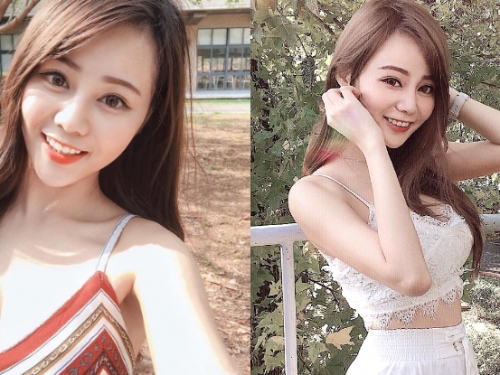 林采緹師妹太兇猛！「孫卉彤」大眼放電上圍還要殺一圈，讓人無法直視的美女光！