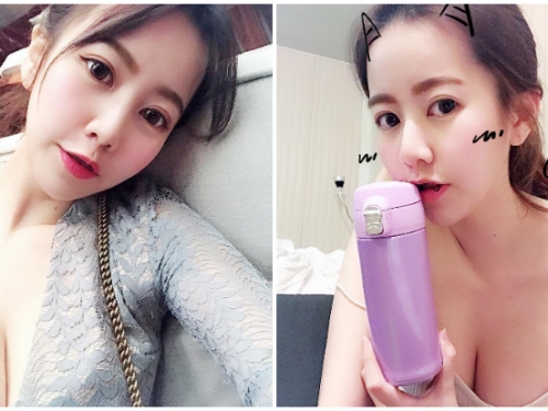 氣質「爆乳正妹」深溝藏不住！逆天顏值加上火辣身材，上街回頭率超過100%！