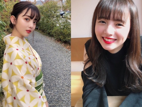 隱乳系女孩「穿和服進行生日之旅」，「白裡透紅的臉蛋」讓人看了好愛！