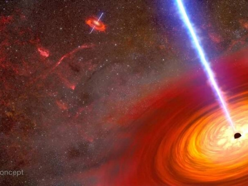 黑洞雙人舞！哈伯與錢卓拉望遠鏡 聯手揭開宇宙奇觀