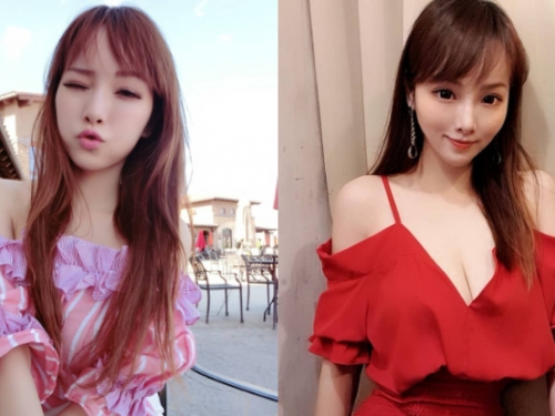 濠溝好深不見底！「Amlia Yu」笑容甜美又迷人，大方袒胸曬事業線更擄獲單身男子！