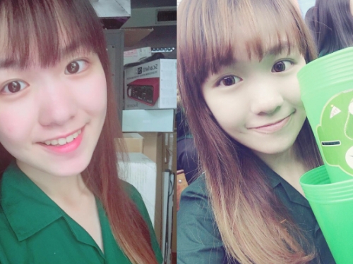 又初戀了！甜美小綠綠　北一女「清純學生妹」甜甜一笑讓人秒戀愛！