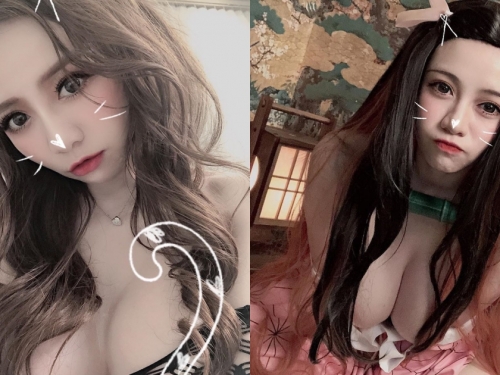 新年新氣象！「巨乳貓貓」張語昕歡慶元旦，兩顆「巨大白柚」晃到眼花～