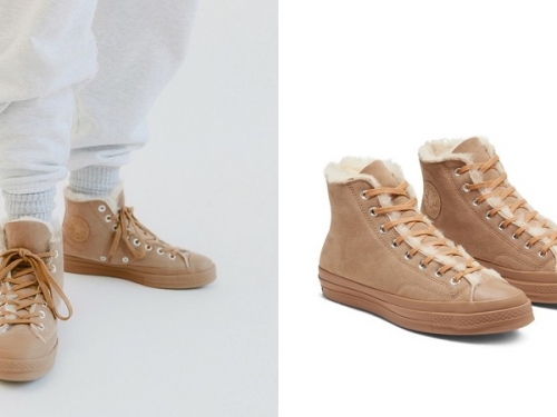 暖腳再一發！Converse毛絨Shearling系列，今年冬季就要徹底當個「泰迪熊」