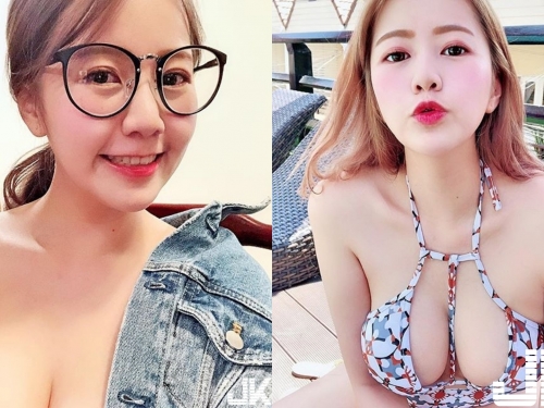 清甜「牛仔妹」脫掉外套露出隱乳好身材！外套下藏著深不見底的大海溝：要噴鼻血了！