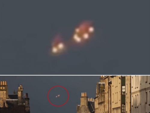 UFO登陸諾曼第？法國海岸出現奇怪光體！拍照手機又當了！