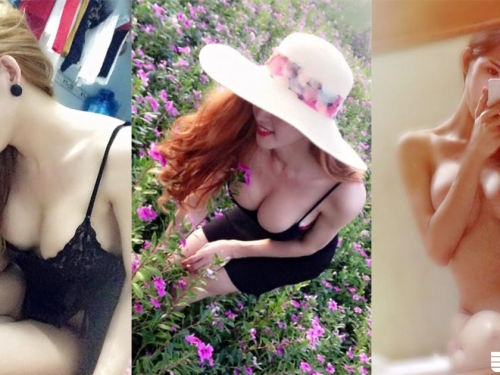 網傳巨乳採花妹「惹火浴照曝光」那乳量好狂！超挑逗「全裸自拍」尺度也太豪放....
