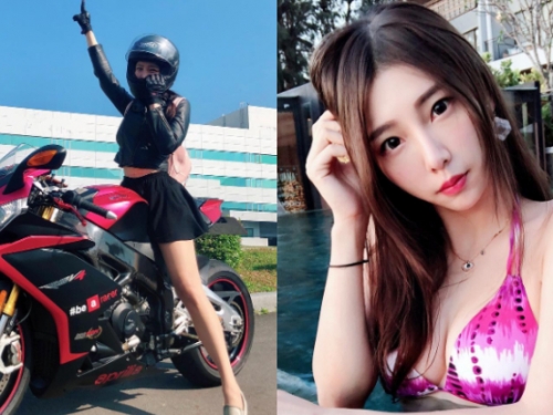路上喜見小桃獅屁股蛋！重機女神「王晨飄」帥氣騎車，眾司機只想隨後護駕一賭風光！