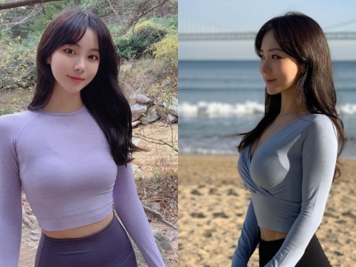 「海邊甜美正妹」沙灘展現超美氣質！苗條身材回頭率滿分