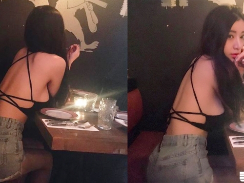 極度興奮！網瘋傳「爆乳肚兜妹」畫面太惹火！超兇悍巨乳連安全帶快扣不上...