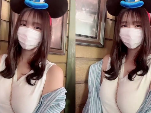 迪士尼正妹「背帶卡進深溝」，「雄偉的F罩杯」太吸眼球！