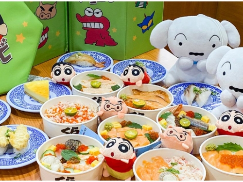 蠟筆小新粉尖叫！「藏壽司」大直新店即將開幕　推出「巧克比、肥嘟嘟左衛門」全新周...