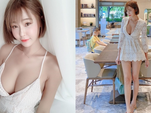 小雪不小！短髮甜美正妹「渾圓雪乳」超吸睛，女神等級的身材比例讓46萬人沈迷！