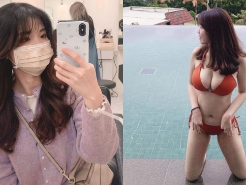 超兇長榮空姐「深藏不露」好驚人，比基尼炸「雪白美胸」，豐滿到鄉民狂推：喔喔喔喔！