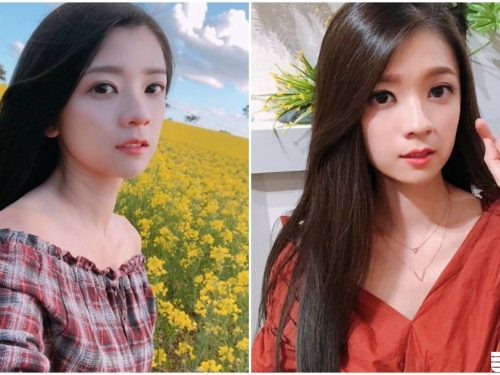 賞花遇到「超級美少女」！正妹玲兒「絕美顏值」吸引大批路人圍觀！