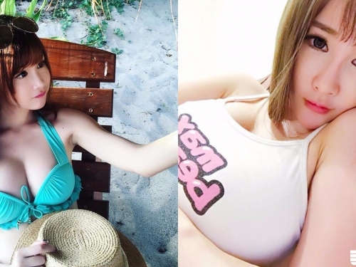 32E正妹海邊曬「白嫩長輩」好大好圓！「犯罪版比基尼」讓巨大奶奶都跑出來了…