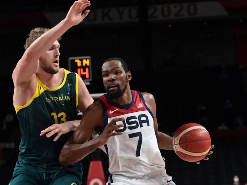 東奧籃球》球給KD！杜蘭特繳23分助美國擊潰澳洲挺進金牌戰