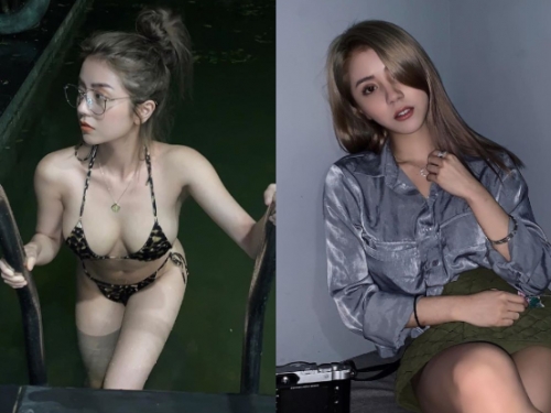 內行者必追！混血正妹「Tia」力挺白皙肉球出水面，精緻臉蛋和辣體都美到不像話！