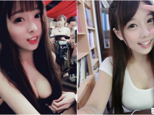 台中教大「渾圓美乳妹」身材超犯規！「低胸爆奶」吃金色三麥！不用喝就看醉了啊！
