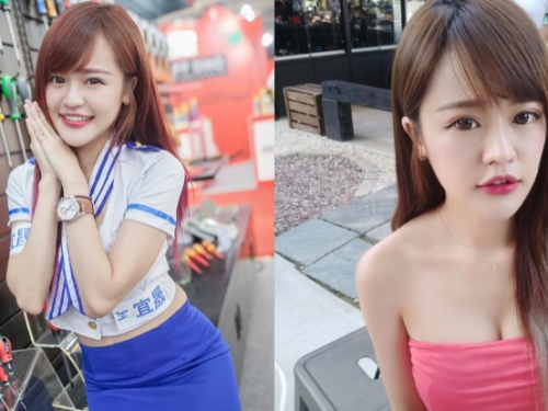 展場新女神「Tien小天」氣質甜美好戀愛　性感厚唇讓人想一親芳澤