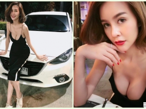 Line傳瘋！馬自達「大奶女車主」晃奶沒有極限！超狂暴「震動畫面」讓車友都醉了…