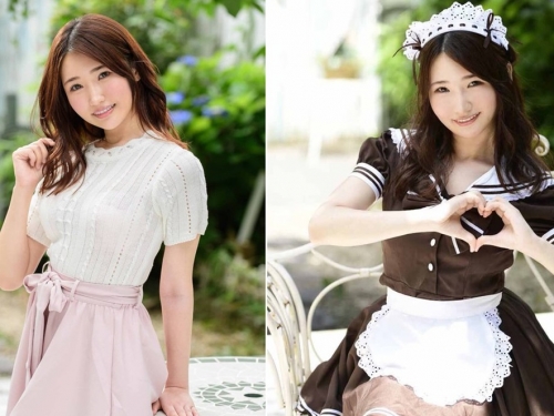 店內人氣第一女僕！　飽滿E罩杯美少女「志恩真子」AV出道！