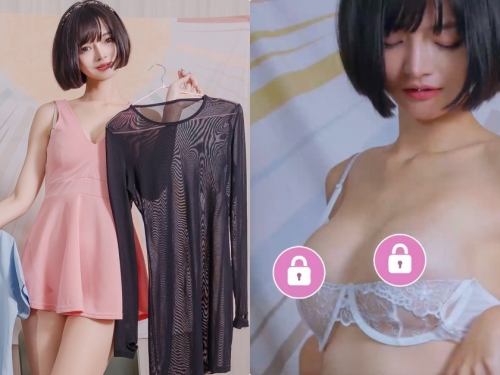 性感女神直播時「喬奶挑逗」，身為攝影師的我決定出手...