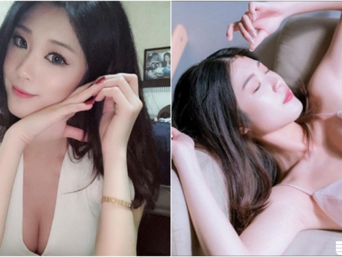 妹子在家休息「側躺倒奶」！雪白雙峰中「邪惡陰影」太兇猛了啦！