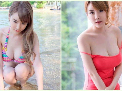 極緻誘惑！海邊驚見「白嫩大奶妹」母愛大爆發！超邪惡「大尺度福利」畫面有夠犯規…