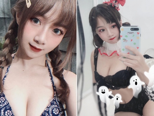 長庚大學設計系「爆乳奶妹」拍照都好敢，自稱絕招是善解人衣！