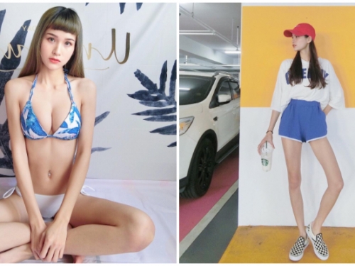 這就是傳說中的九頭身？「長腿酷妹」身材比例超逆天，修長筆直的白皙美腿實在太美！